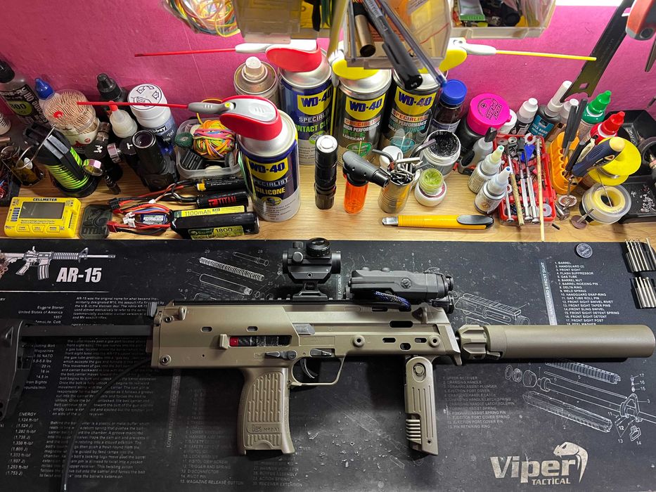 Еърсофт Реплика MP7 A1/A2 HPA custom Polarstar F2