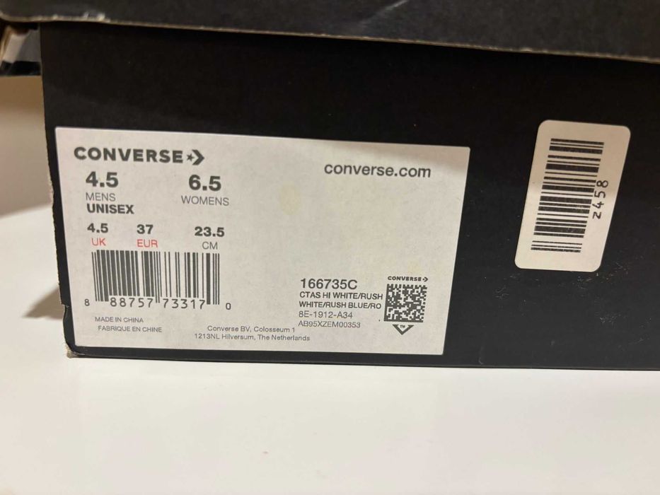 Pantofi Converse nr. 37, nou