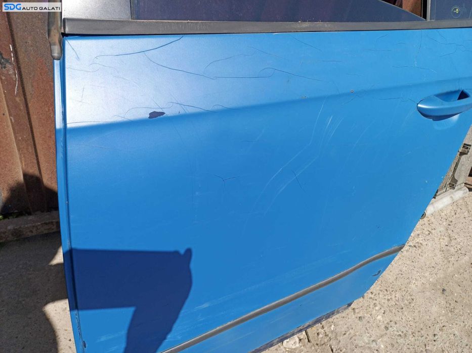 Usa Usi Portiera Portiere Colantata Stanga Spate cu Ondulatii Volkswagen Passat B6 Berlina Sedan 2005 - 2010 [X3495]