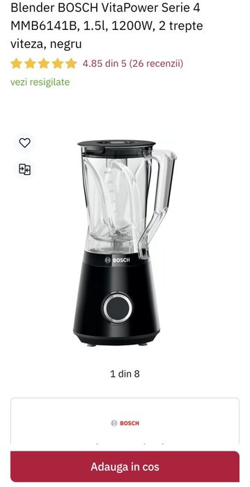 Blender bosch silent mixx