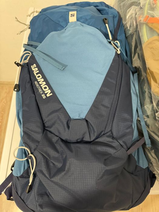 Rucsac drumetie Salomon Aerotrek 20, M/L, poseidon/black iris