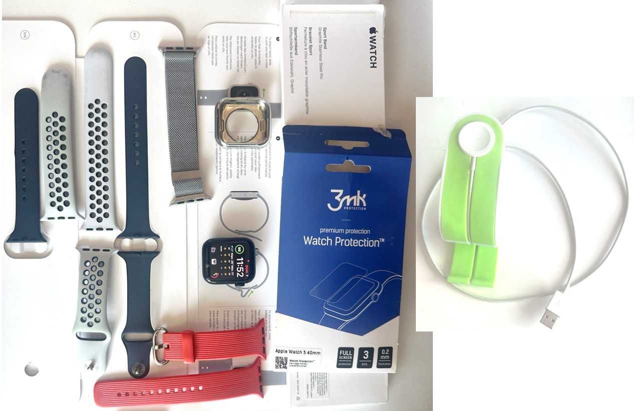 Apple Watch SE, GPS + Cellular, 40mm, Culoare Midnight