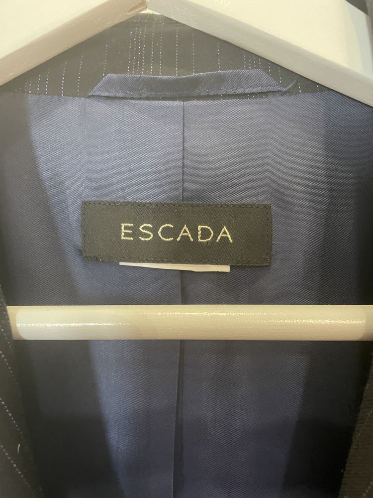 Sacou Escada bleu-marin