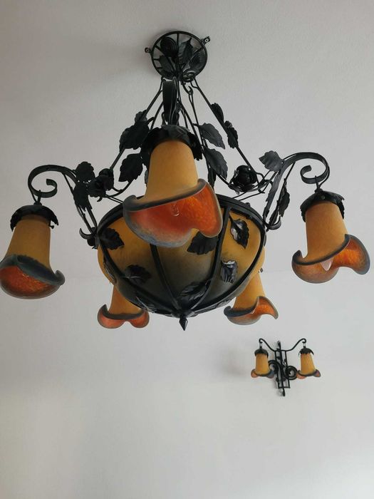 Set Candelabru +Aplica Vintage Galle