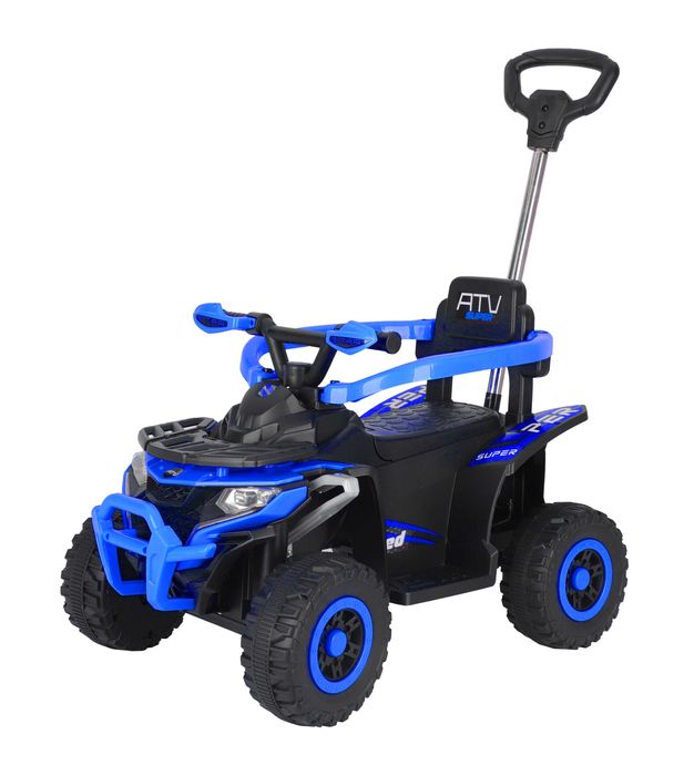 ATV electric cu maner 4 in 1, Kinderauto BJEJ916 35W 6V, RC #Blue