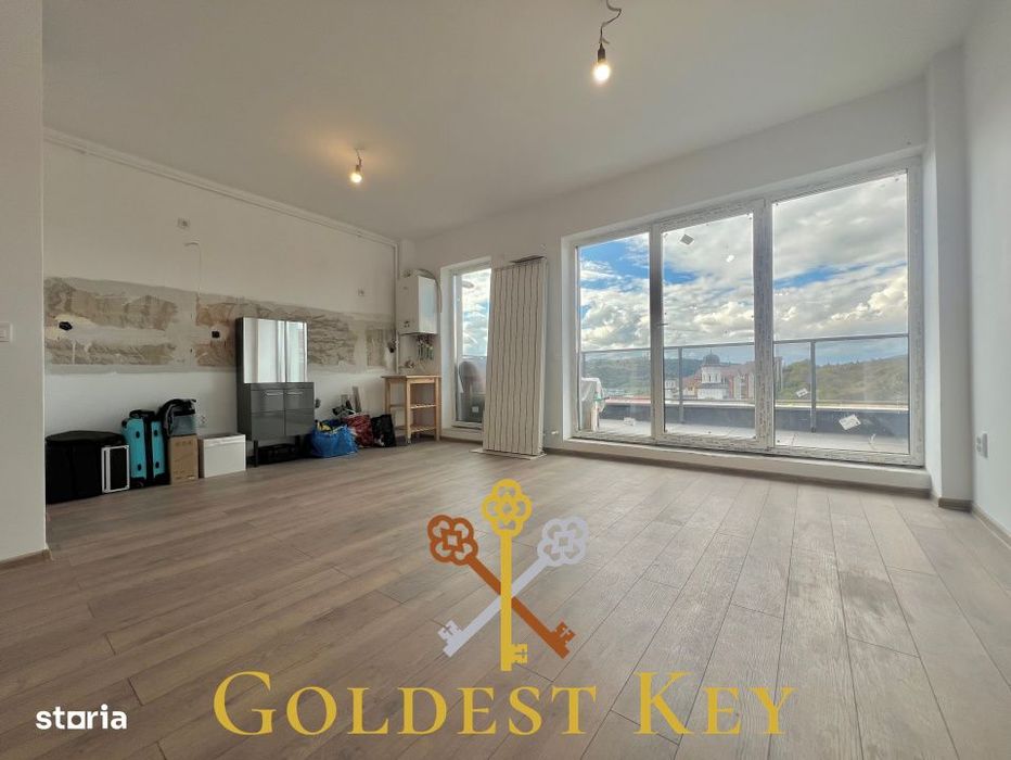 Nou! Apartament finisat cu o camera, terasa si parcare! Baciu - Petrom