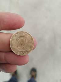 Vând moneda 200 lire ,din anul 1982 ,pentru colectionari