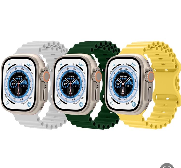 Curea Ocean Line Ceas Apple Watch ULTRA 11 10 9 8 7 SE Husa Incarcator