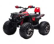 Atv electric copii Nichiduta Road Power Black 90W Telecomanda Roti Eva