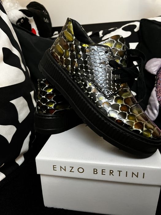 Adidasi Enzo Bertini din piele naturala noi