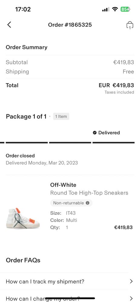 Off-White Court 3.0