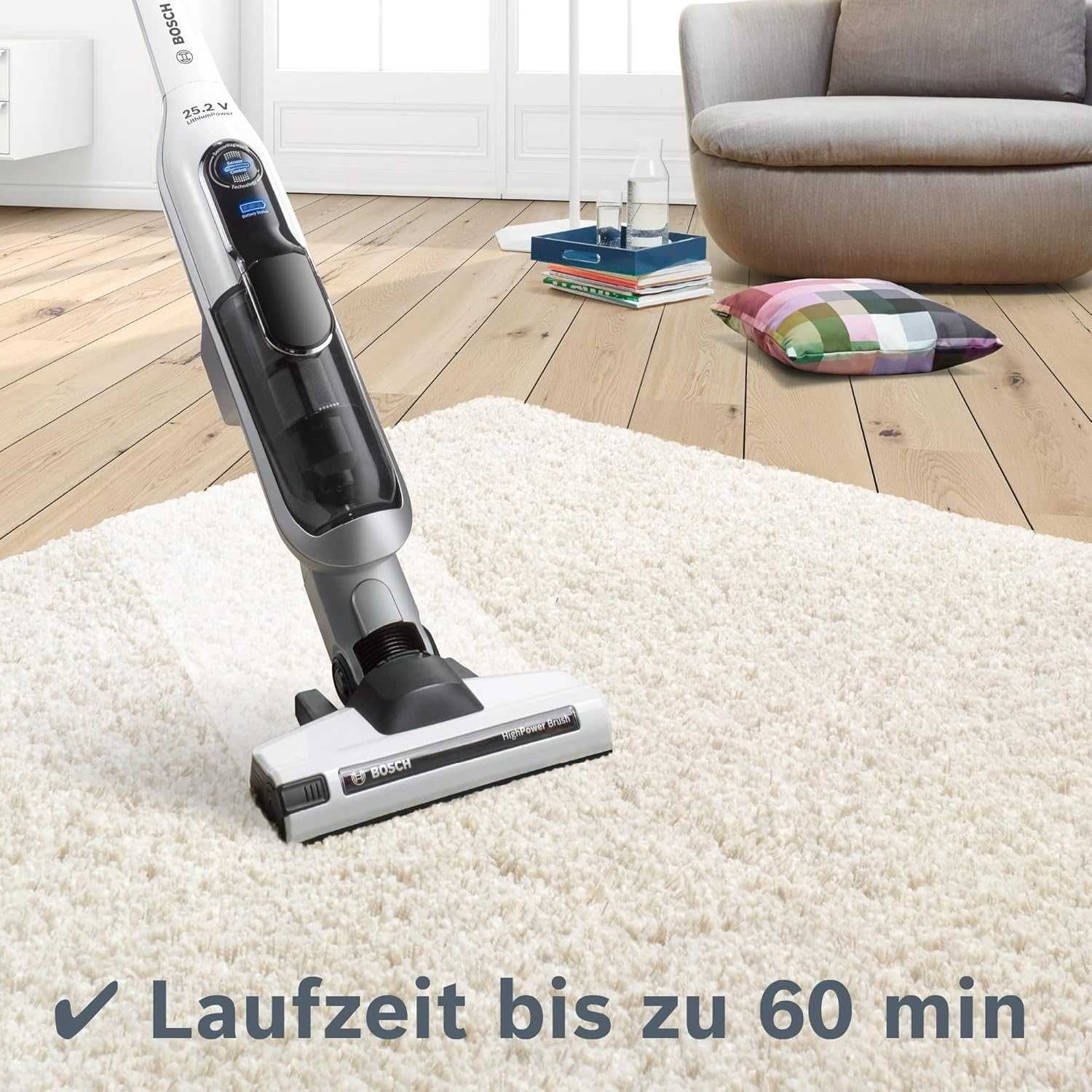 Вертикална прахосмукачка Bosch Athlet 25.2V BCH6L2560 60мин автономия