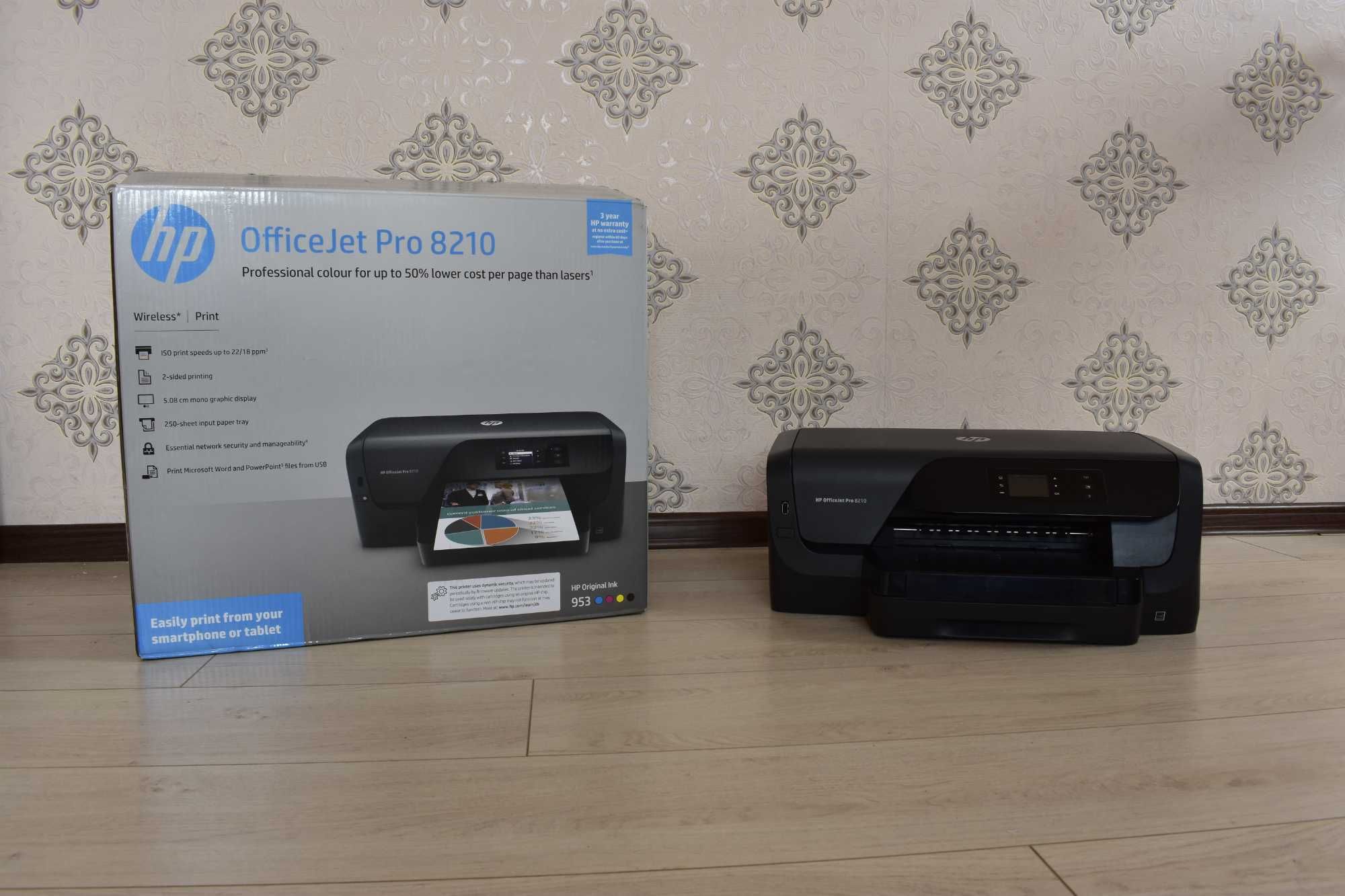 Цветной принтер HP officejet PRO 8210