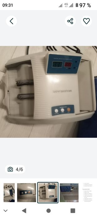 Vând mașina de numărat banii profesională