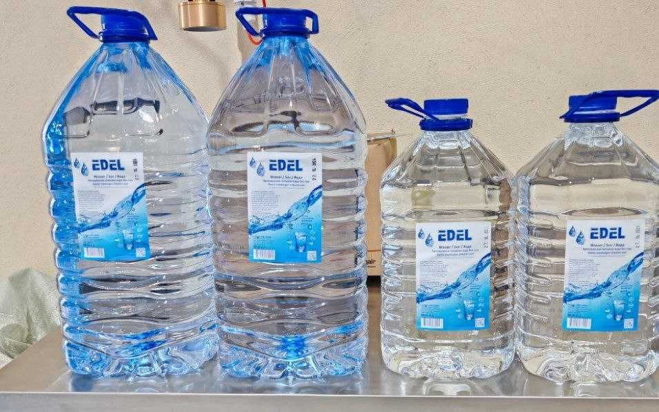 Артезианская питьевая вода "EDEL" новый бренд