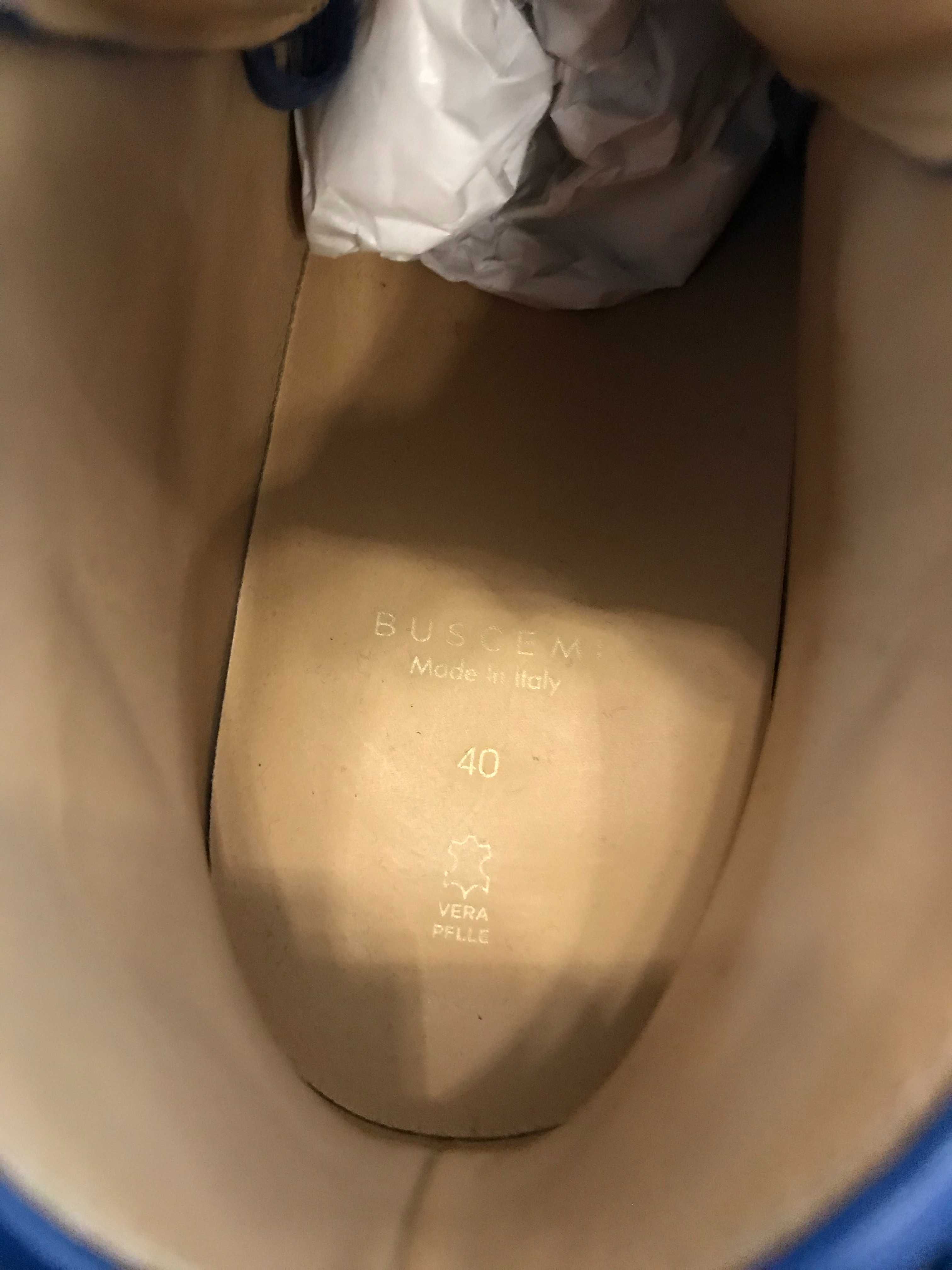 Buscemi ghete 40, autentici, retail 890 euro