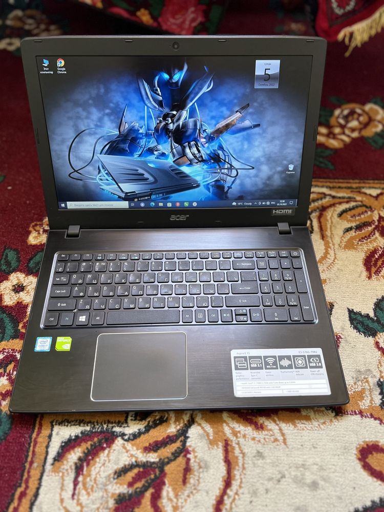 notebook acer core i 7 ssd512