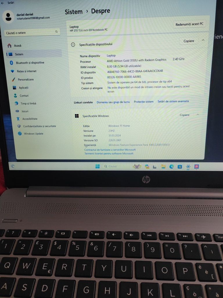 Laptop HP 255 G9