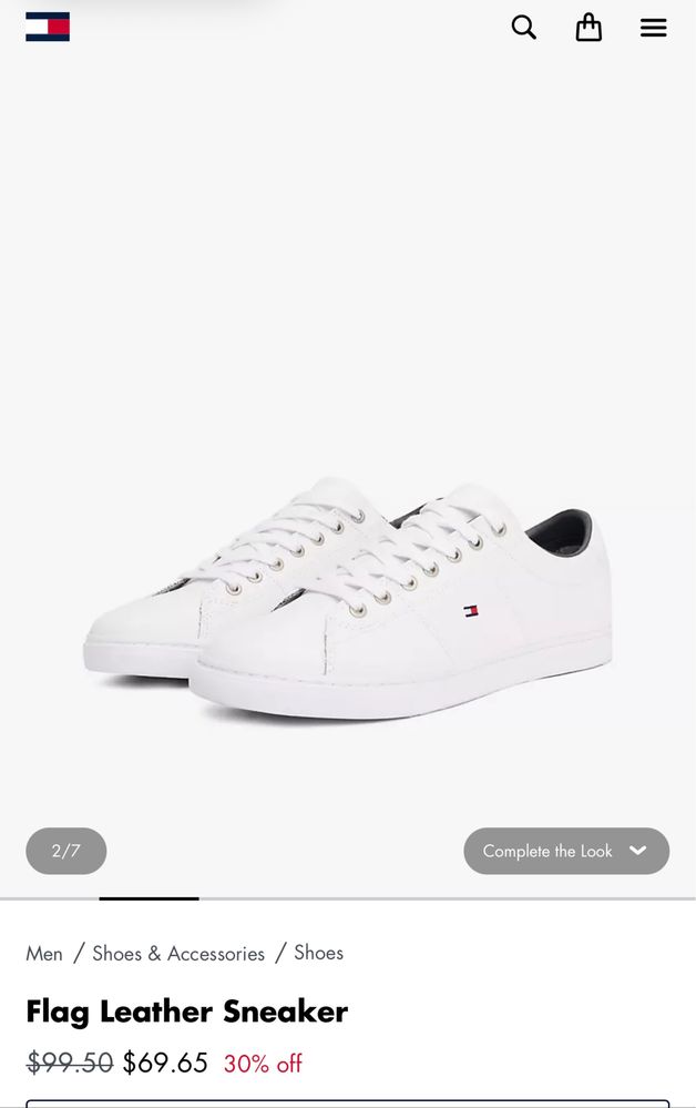 Кеды Tommy Hilfiger