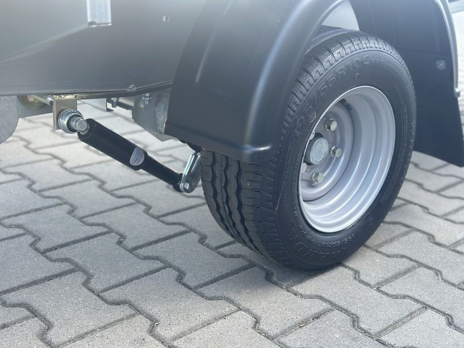 Platforma auto 1.5 T 1 axa categ B troliu basculabila NOUA amortizoare