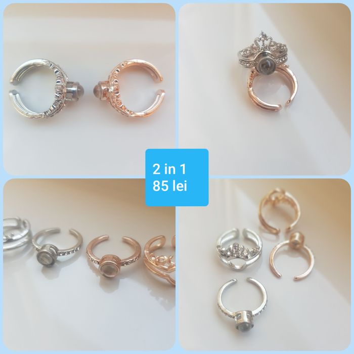 Inel cu proiectie mesaj "te iubesc" in 100 limbi. Nou. Ideal cadou