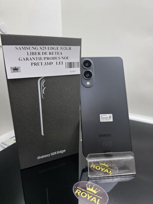 Amanet Royal: Samsung s25 Edge /51GB/ Produs nou