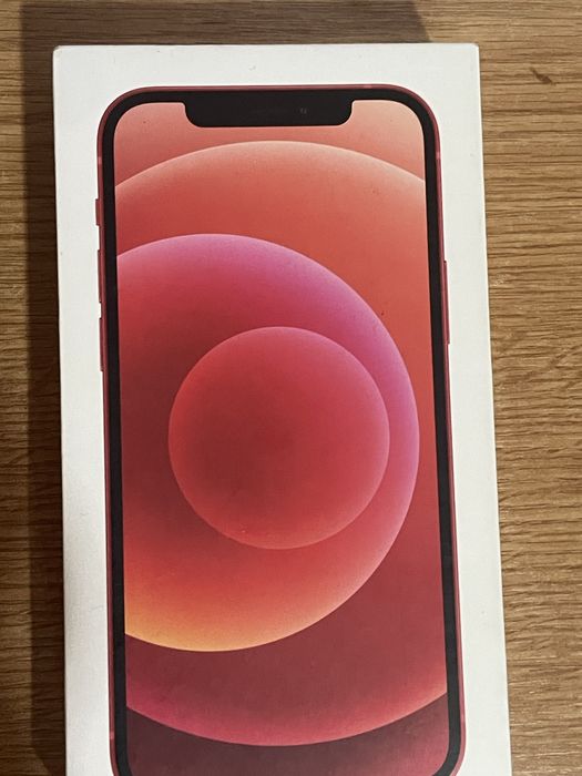 iPhone 12 red full box