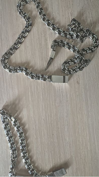 Цепочка с браслетом серебро