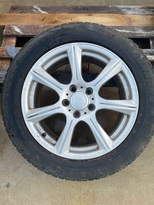 Jante nissan 5×114.3 R 17 cu anvelope de iarna
