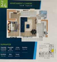 APARTAMENT 2 camere - Solid Residence Zona Intim