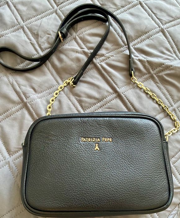Кожена чанта Patrizia Pepe