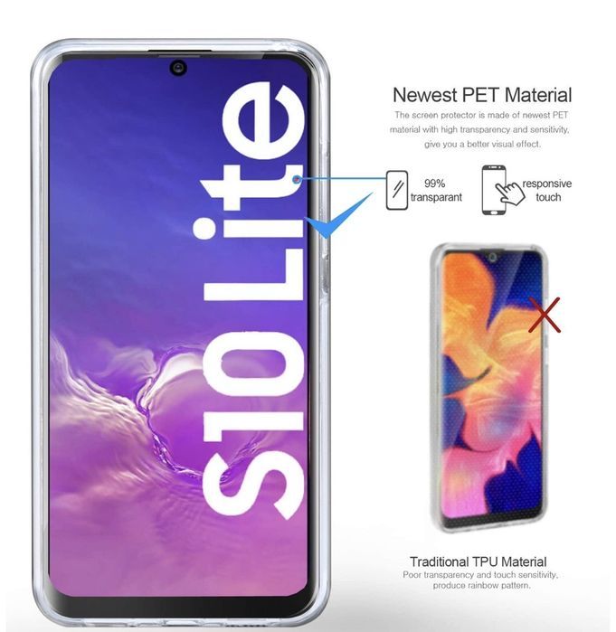 Husa CRYSTAL 360° fata + spate Samsung Galaxy S10 Lite , Note 10 Lite