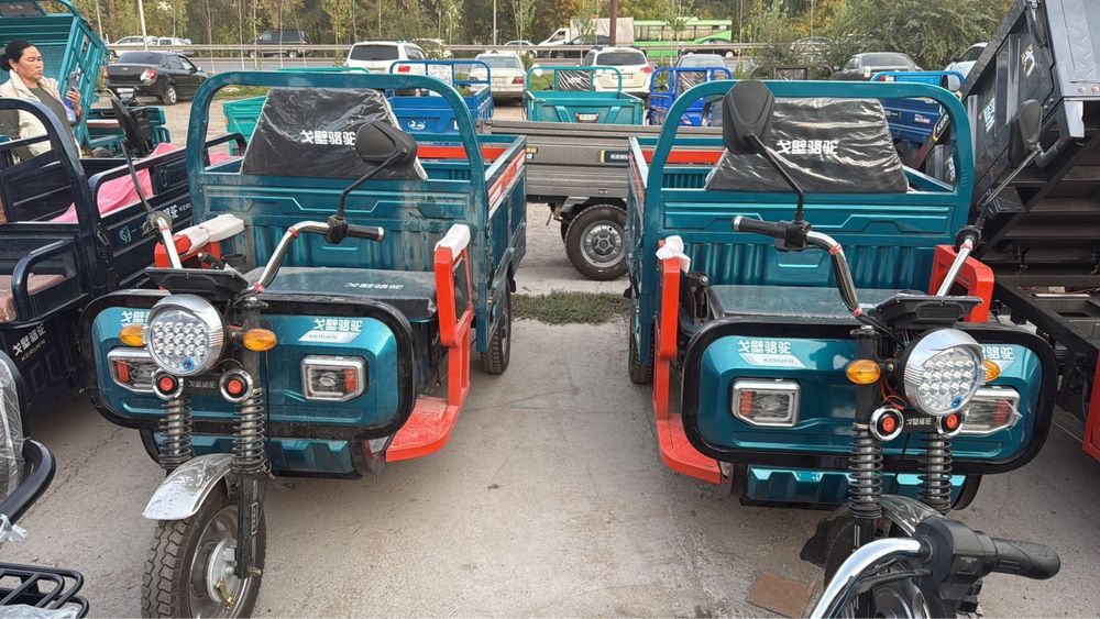 Трицикл грузовой электрический самосвал