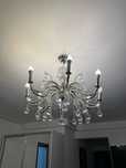 Candelabru cu cristale suspendate