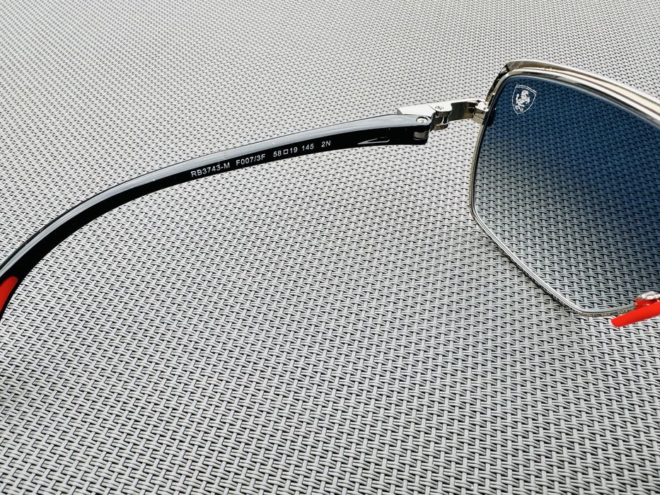 Ochelari soare originali Ray-Ban RB3743M Scuderia Ferrari