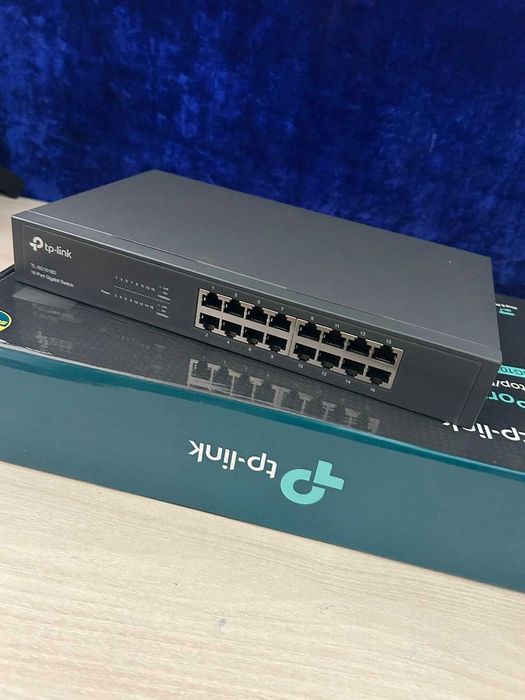 Switch TP-LINK TL-SG1016D, 16 x 10/100/1000Mbps, Desktop/Rackmount