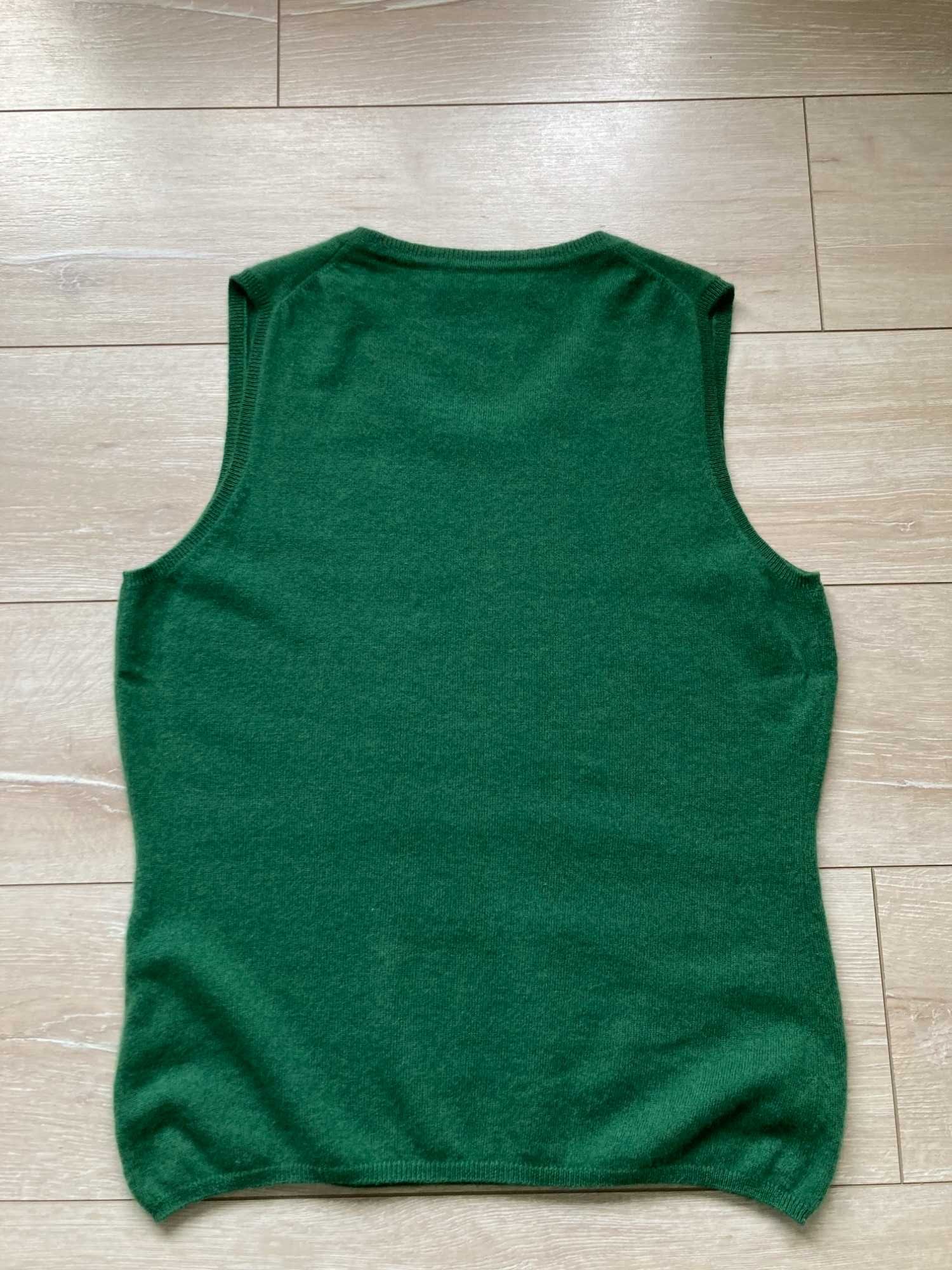 FTC 100% Cashmere женско кашмирено елече елек пуловер кашмир XL
