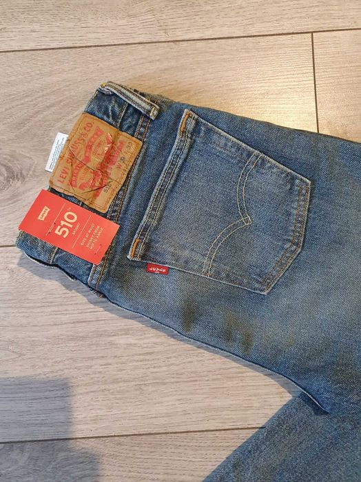 (NOU) Blugi barbati LEVI'S 510 SKINNY cu rupturi - Marimea W29 L32
