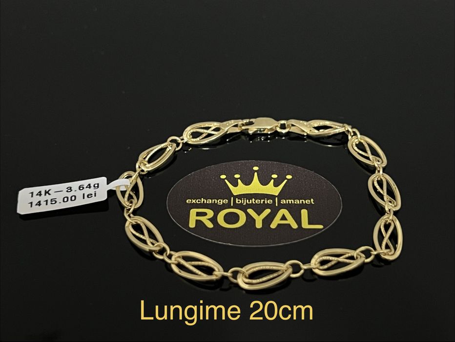 Bijuteria Royal CB : Bratara dama aur 14k 3,64gr
