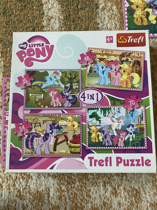 Vând lot de puzzle Trefl (3+)