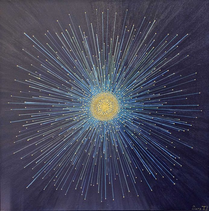 Tablouri de vânzare, picturi realizate manual în acril pe pânză.