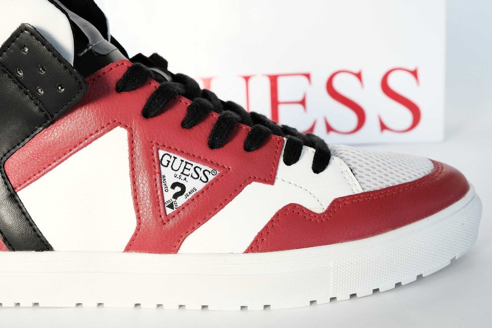 ПРОМО GUESS 42   размер-Оригинални мъжки високи кецове-кожа