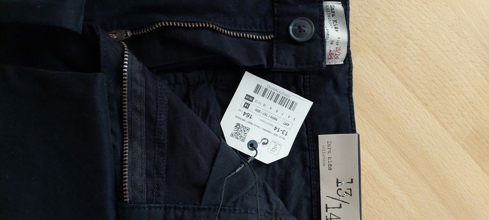 Pantaloni ZARA 9-10 anii, 140 cm, cămașa alba, pantalon, pulover, papi