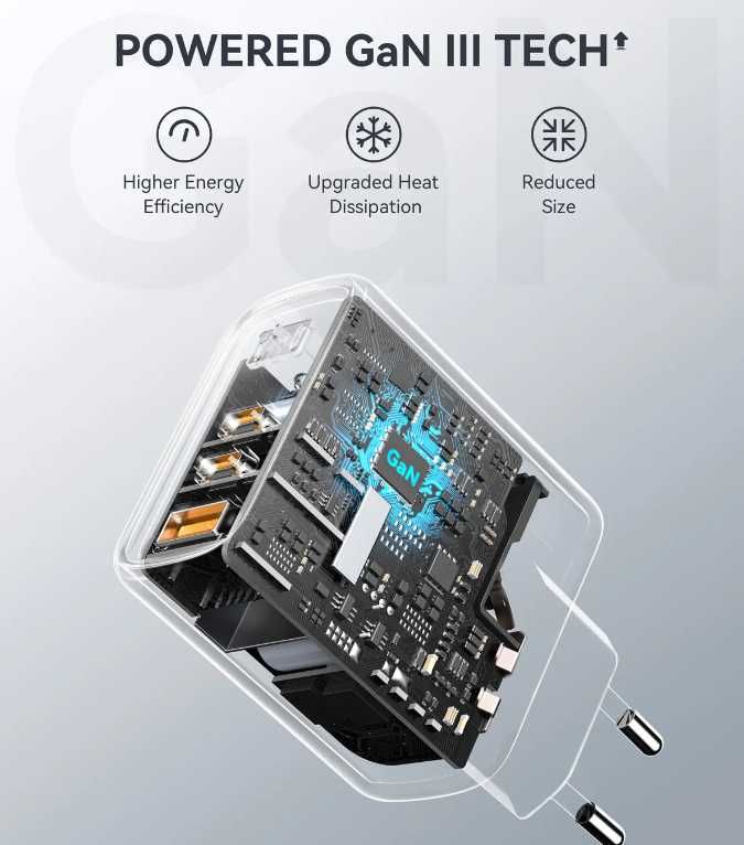 VOLTME Revo 65W Зарядно устройство Адаптер Бързо зареждане PPS SAMSUNG