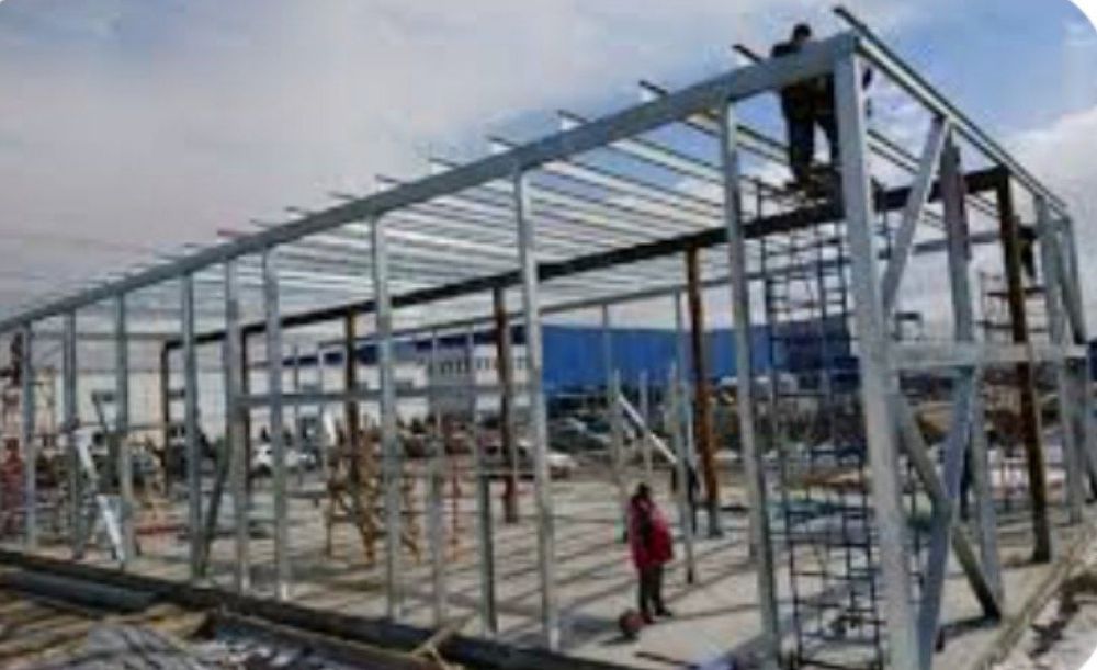 Ангары под ключ, холодильные камеры, навес, ворота изготовление. Цех