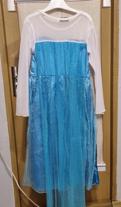 Rochiță Elsa Frozen pentru fetite 4-7 ani.