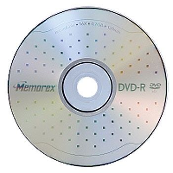Диски-болванки DVD-R(чистые диски для записи) (Memorex USA).