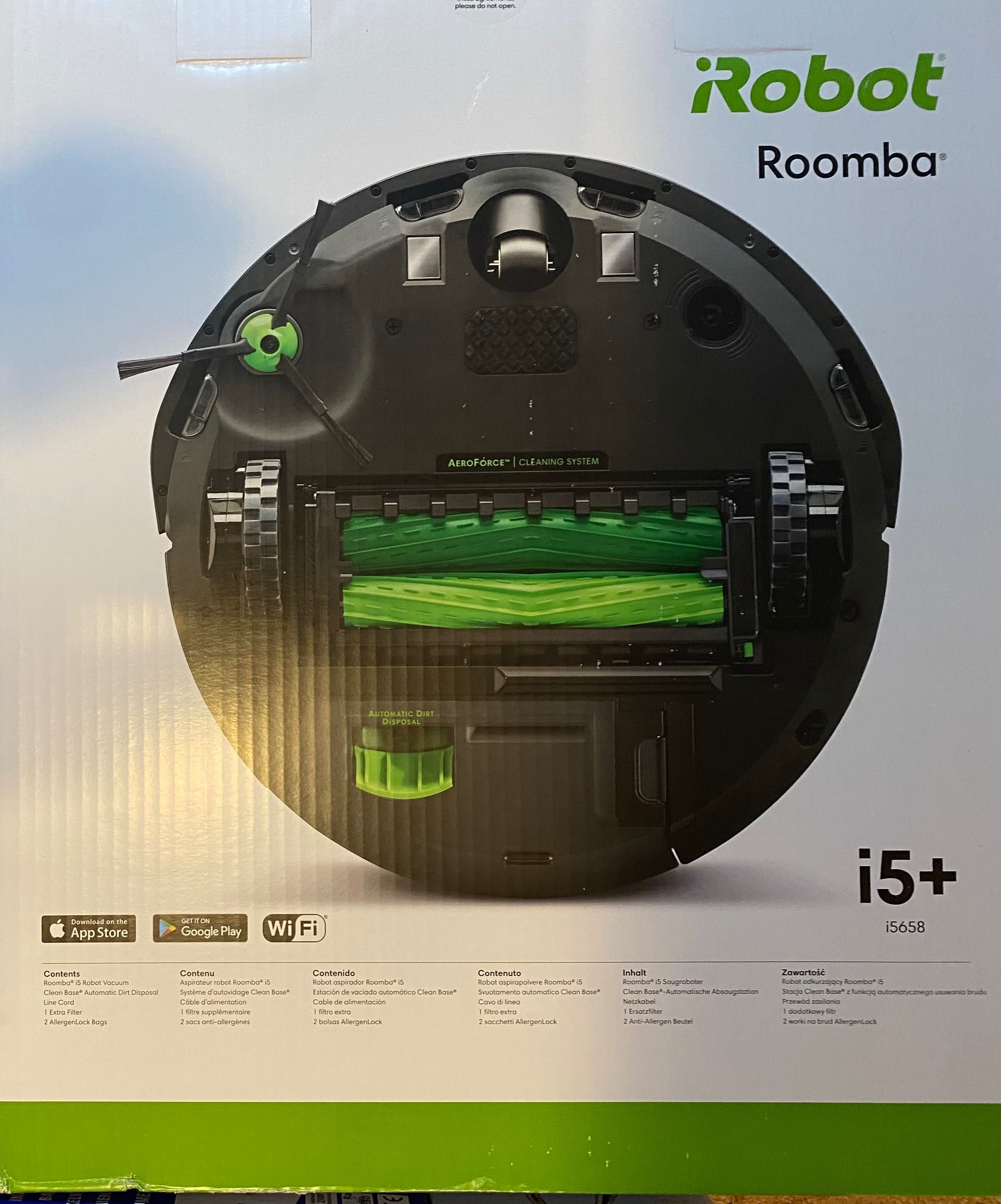 Прахосмукачка робот iRobot Roomba i5+ (i5658) със самопочистваща база