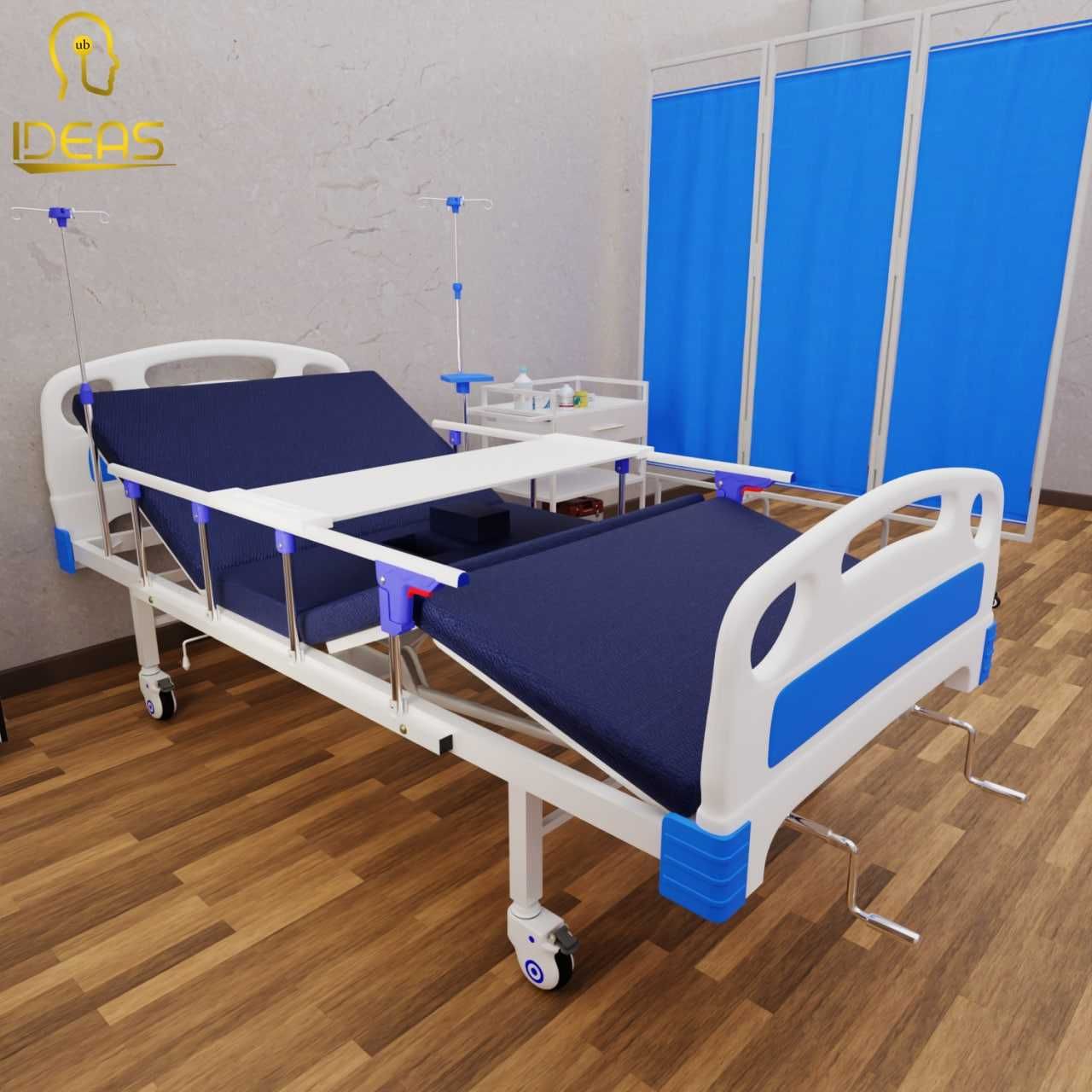 Медицинская кровать 2-x функциональная с горшком ID-CS-09(G)