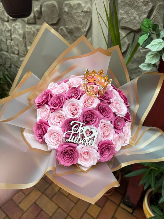 Aranjamnte/Buchete din trandafiri de sapun